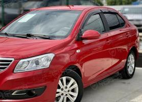 Дефлекторы окон (ветровики) Chery Bonus 3 Sd 2014/A19 Sd 2014"EuroStandard" (Чери Бонус) Кобра Тюнинг