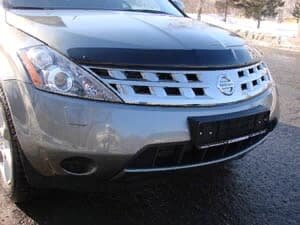 Дефлектор капота (мухобойка) Nissan Murano 2003-2008 (Ниссан Мурано) SIM